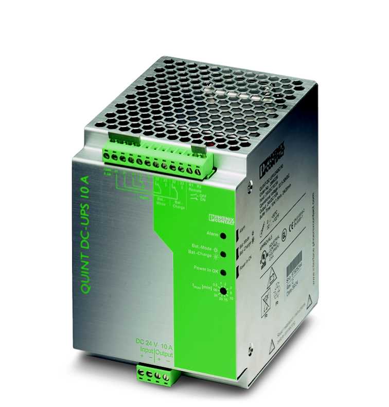 Quint - QUINT-DC-UPS/24DC/10 UPS KONTROLLER 24DC 10A