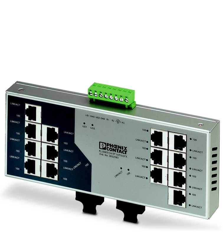 Phoenix Contact AS - INDUSTRIAL ETHERNET SWITCH FL SWITCH SF 14TX/2FX 2832593