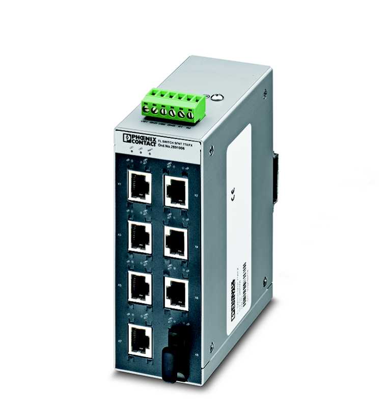 Phoenix Contact AS - Maritim -SWITCH 7TP, 1 FIBERP