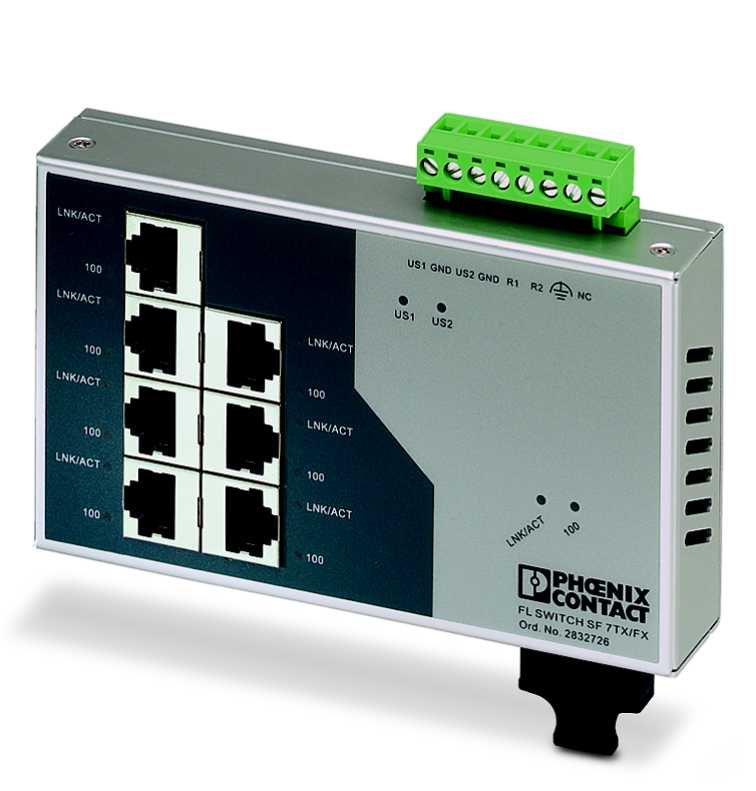 Phoenix Contact AS - INDUSTRIAL ETHERNET SWITCH FL SWITCH SF 7TX/FX 2832726