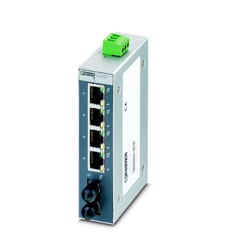 Phoenix Contact AS - FL SWITCH SFNB 4TX/FX ST SWITCH 4 TP, 1 FIBERP