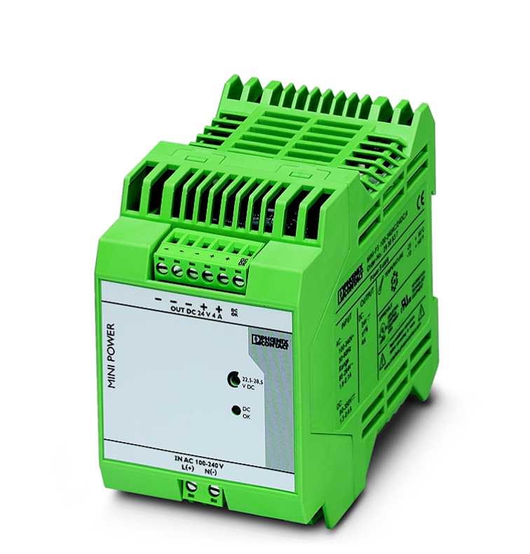 Phoenix Contact AS - MINI-PS-100-240AC/24DC/4 STRØMFORSYNING 24VDC 4 A