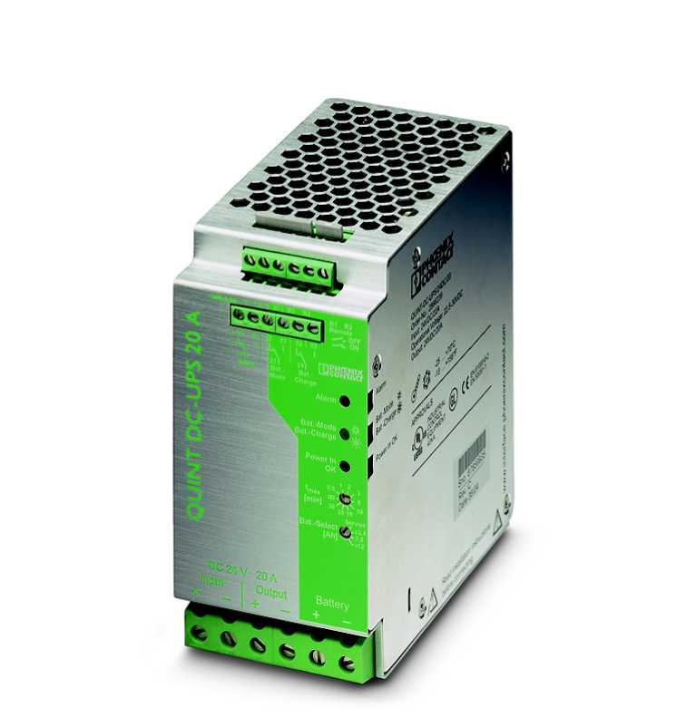 Phoenix Contact AS - AVBRUDDSFRI STRØMFORSYNING QUINT-DC-UPS/24DC/20 2866239
