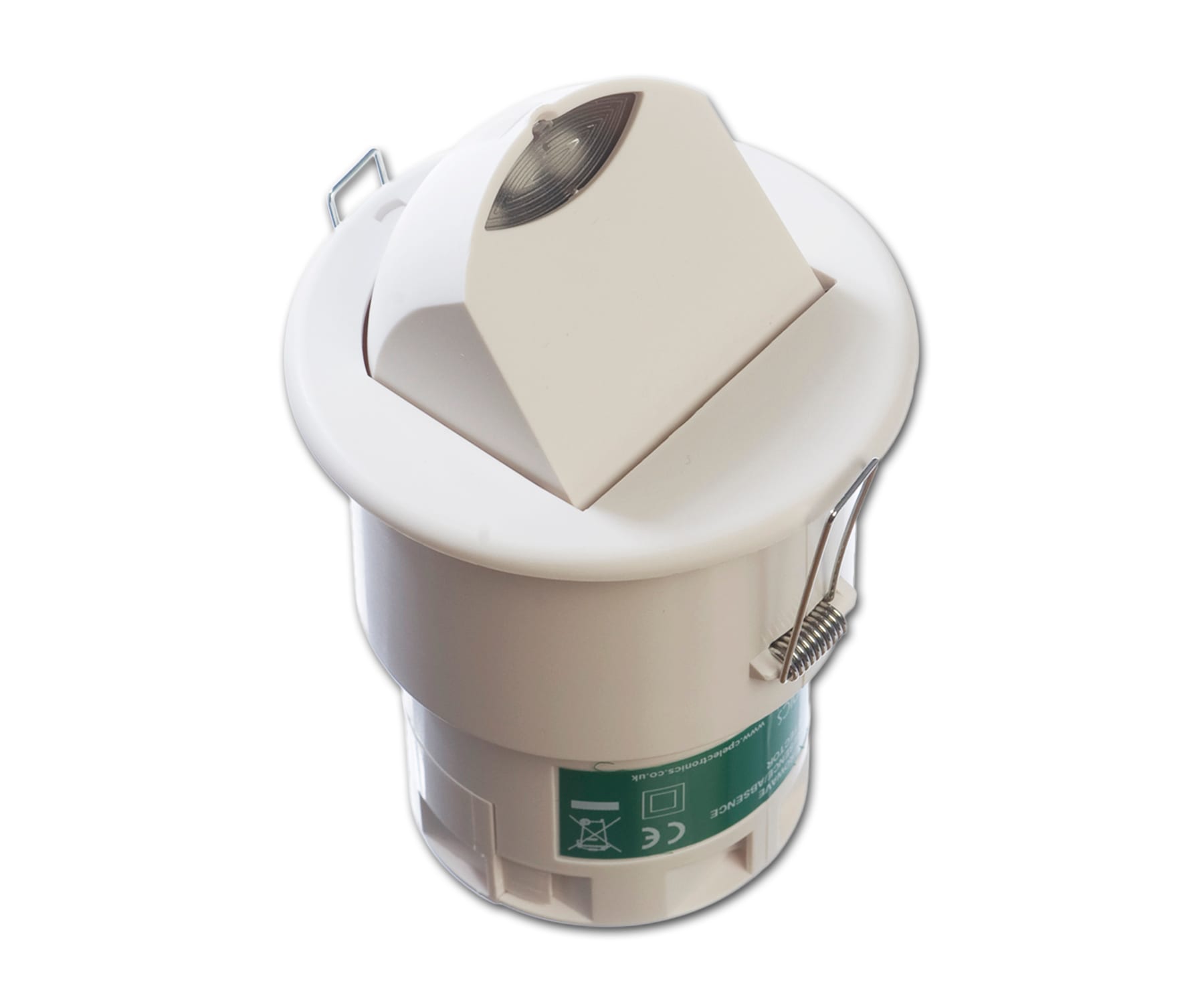 Vanpee - Microbølge sensor 230V for innfelling, dekningsområde opptil 6x30m. Maks belastning 10A