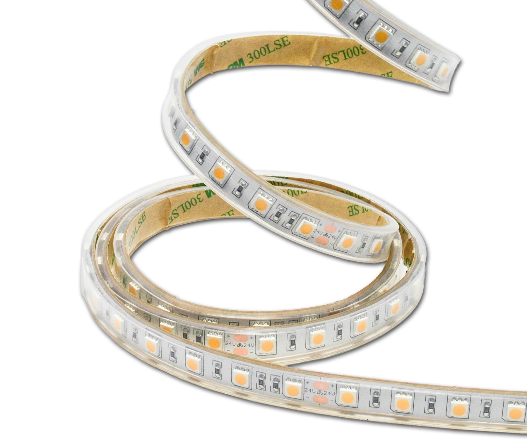 Vanpee - LEDSTRIP RGB IP65 24V DC 14,4W/M 5 METER LANG
