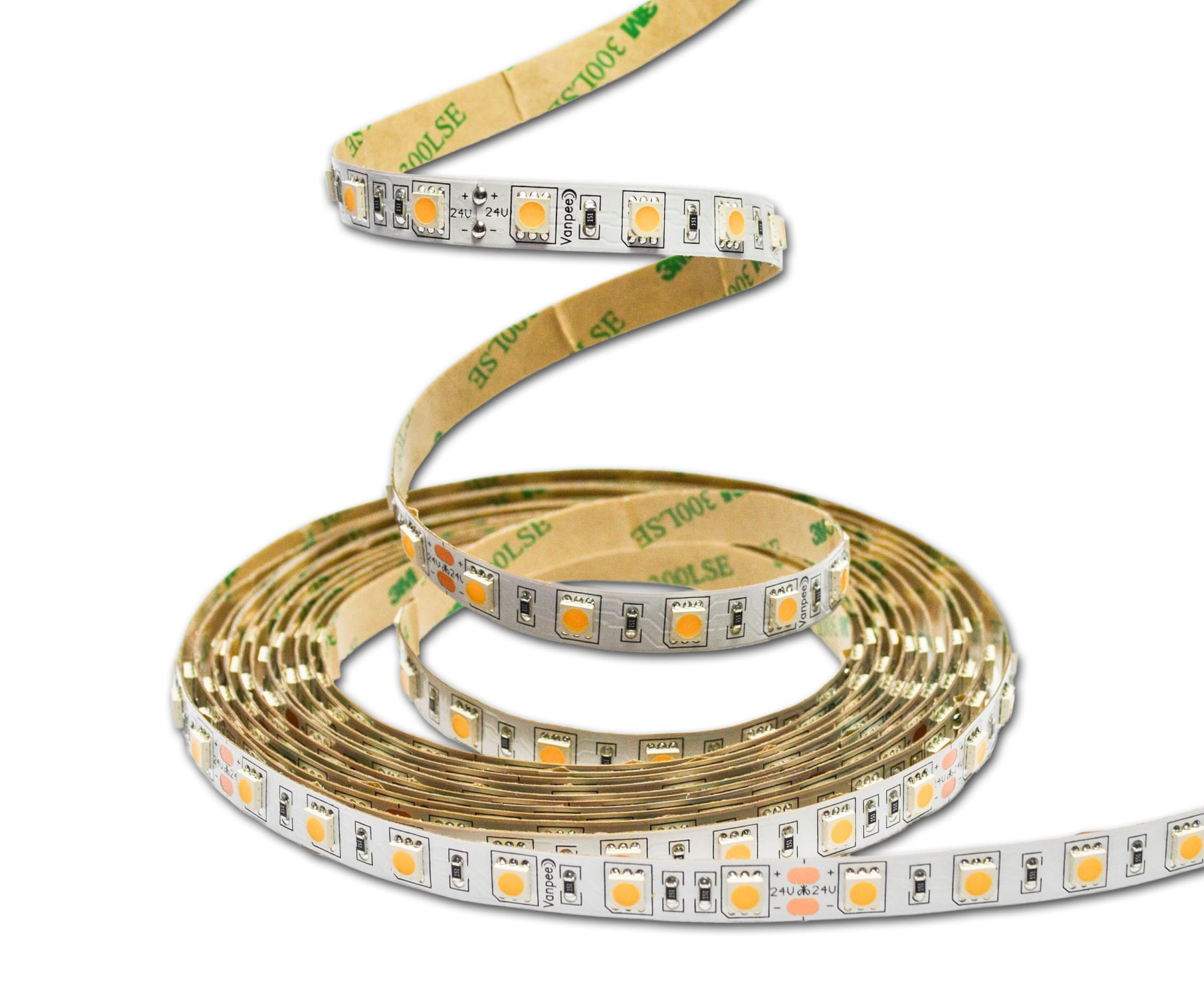 Vanpee - LED Flex Hvit 5M 14,4W 24V