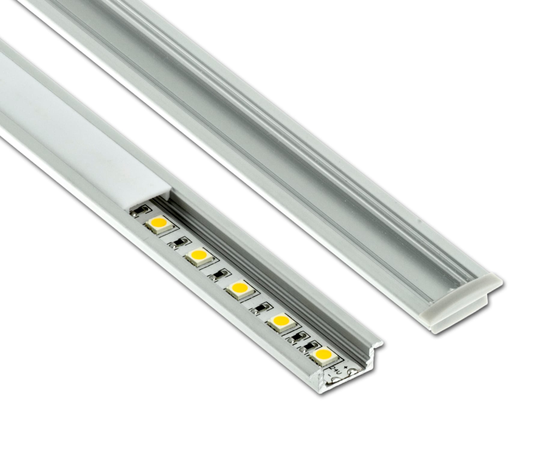 Vanpee - ALUPROFIL INNFELLING OPAL+KLAR SKJERM 2M HXB=8,9x17,1MM