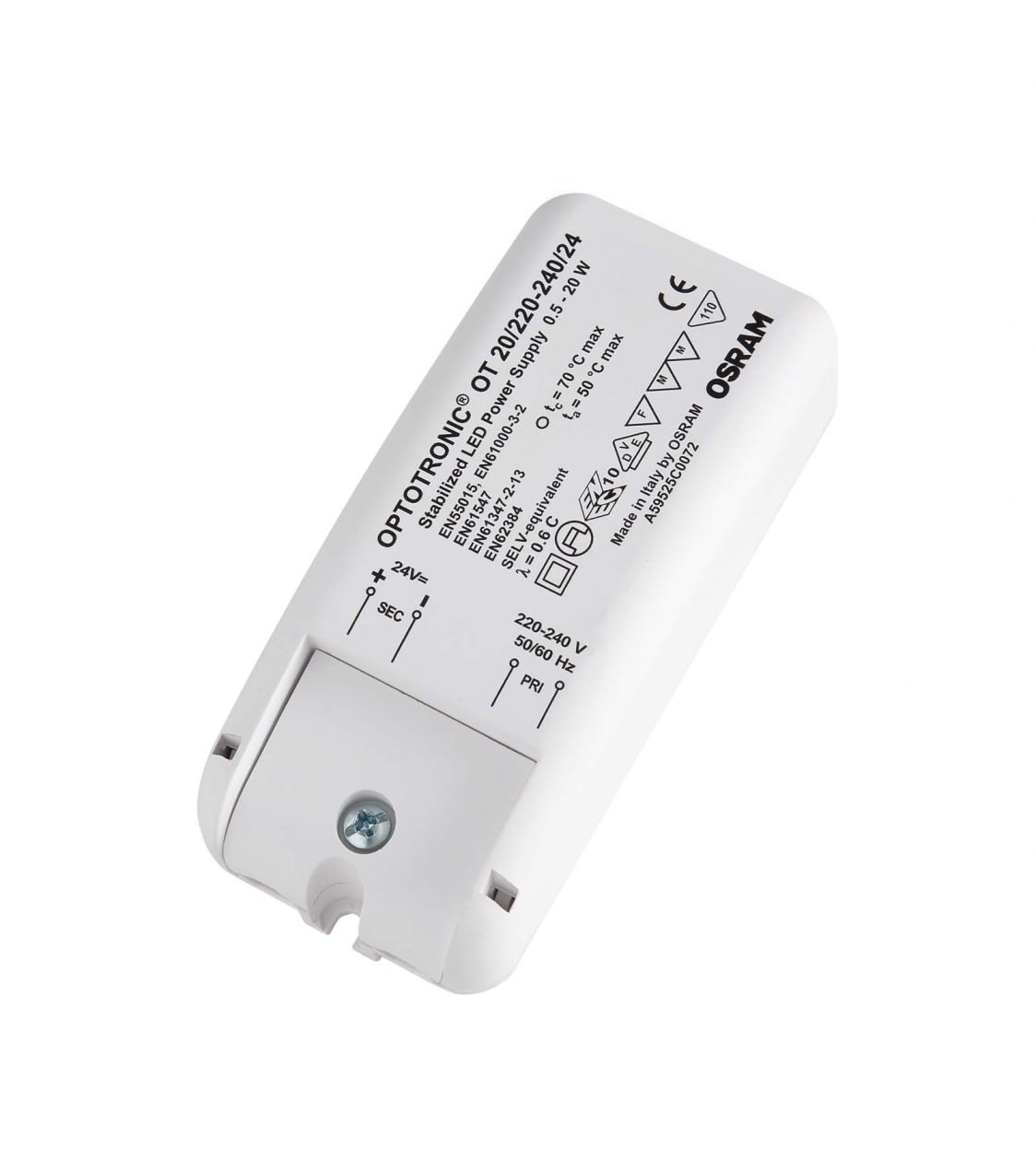 Osram - OT 20/230-240/24, 24V LED-driver, konstant spenning
