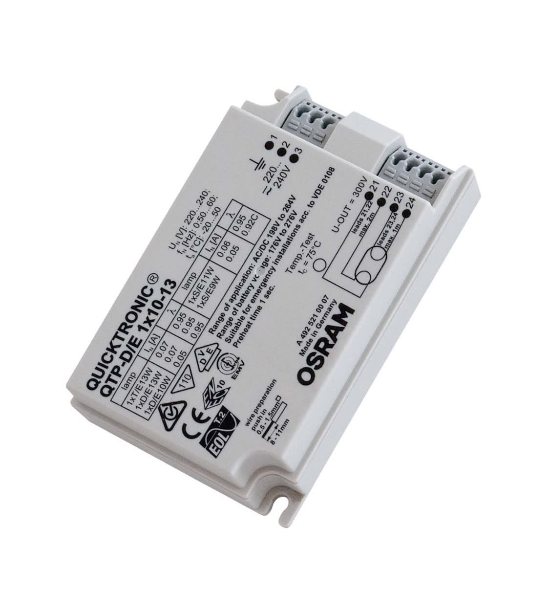 Osram - QTP-D/E 1X10-13/220-240