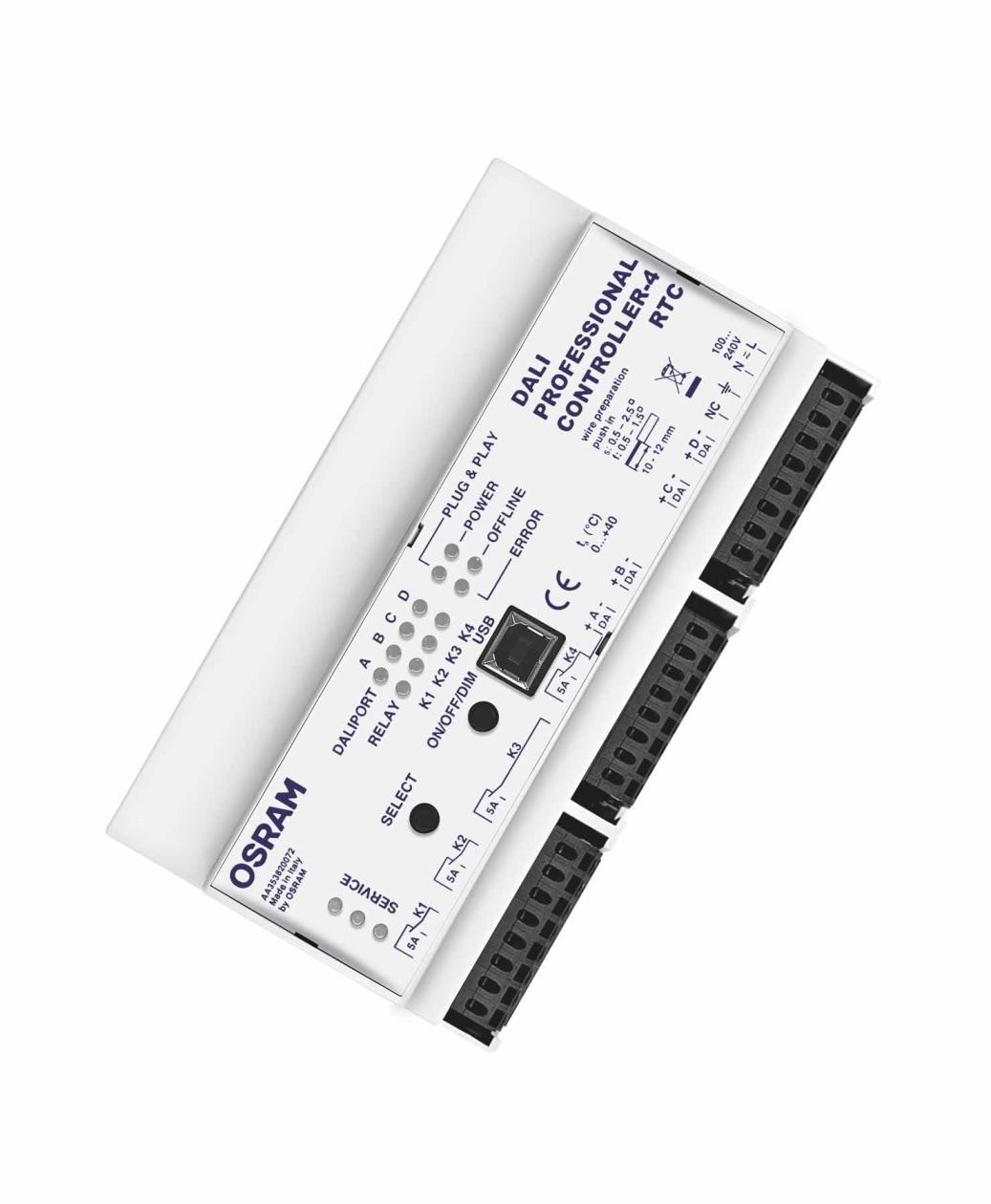 Osram - DALI PRO CON-4 RTC Lysstyring DALI Professional