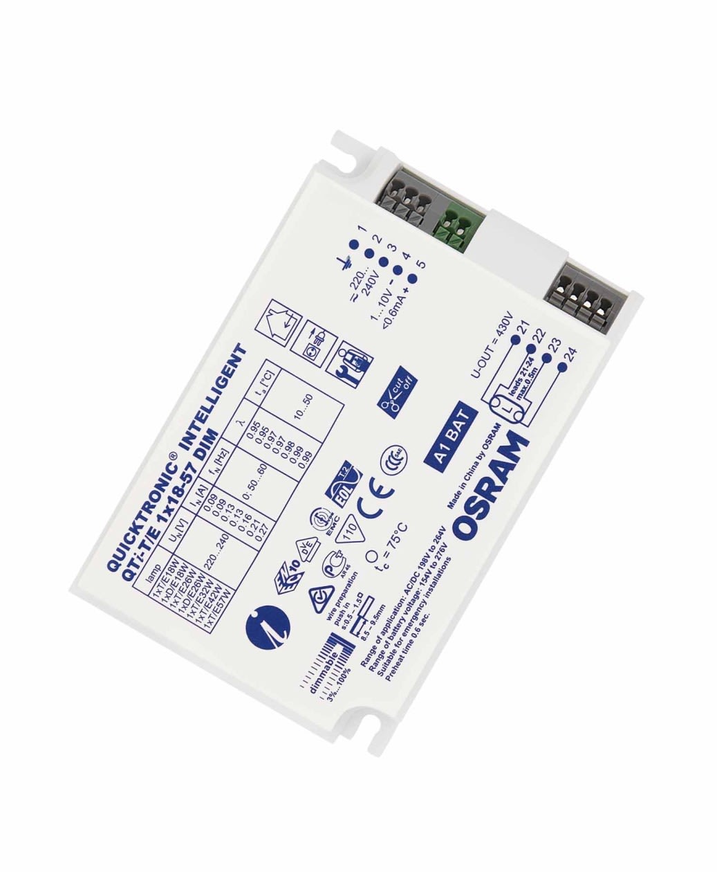 Osram - QT i T/E 1x18-57 DIM 1....10V