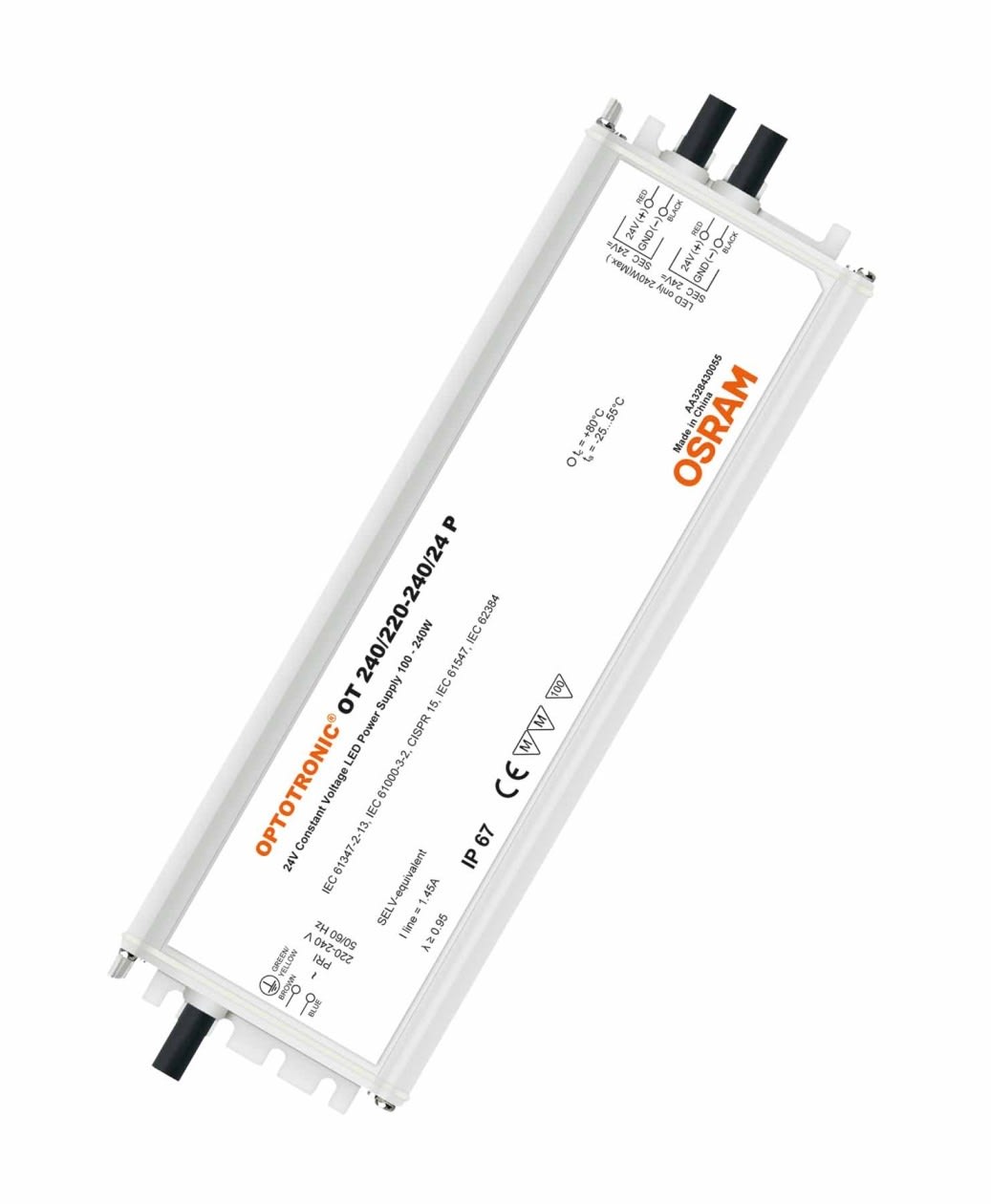 Osram - OT 240/220-240/24 P, IP67, 24V LED-driver, ikke dimbar