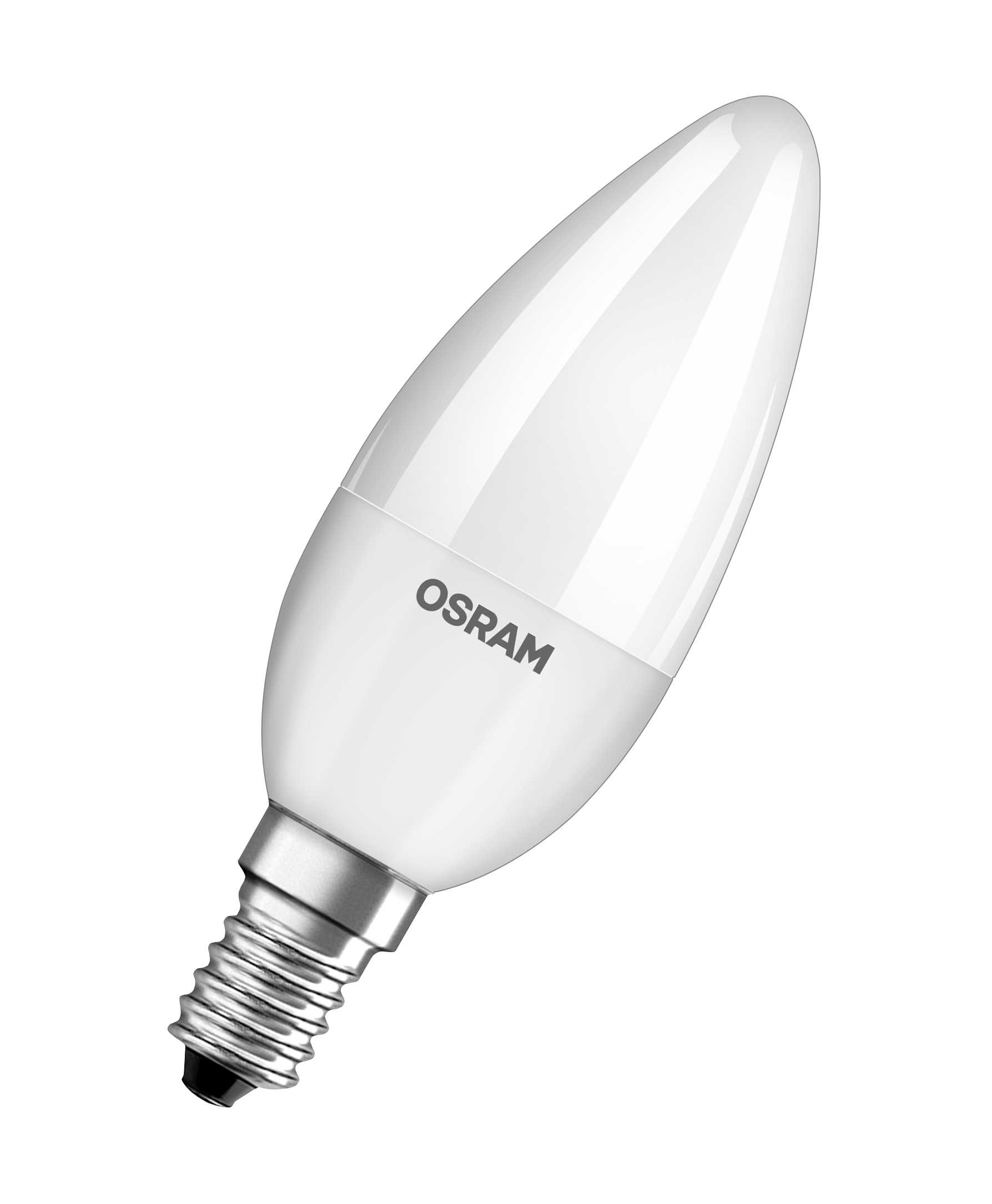 Osram - LED Lyspære Adv Cla B 40W, Frost, E27, Dim, 470lm, 2700K