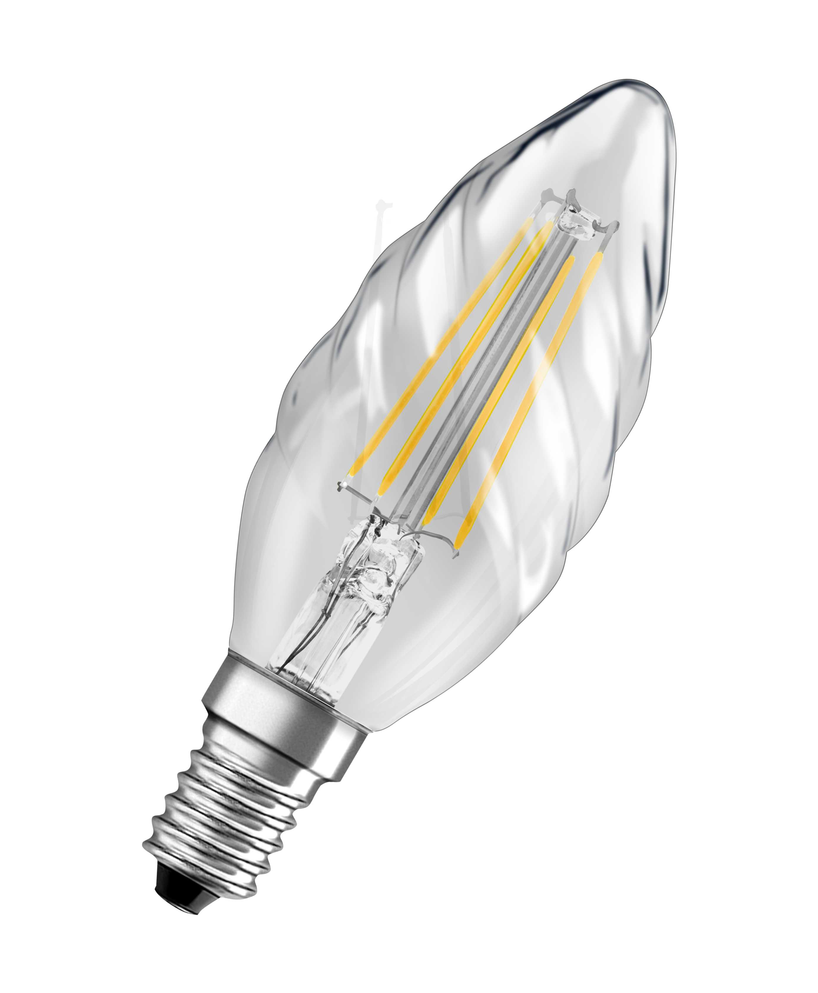 Osram - LED Lyspære Cla BW 40W LED Filament, Klar, E14 sokkel, non dim, 2700K