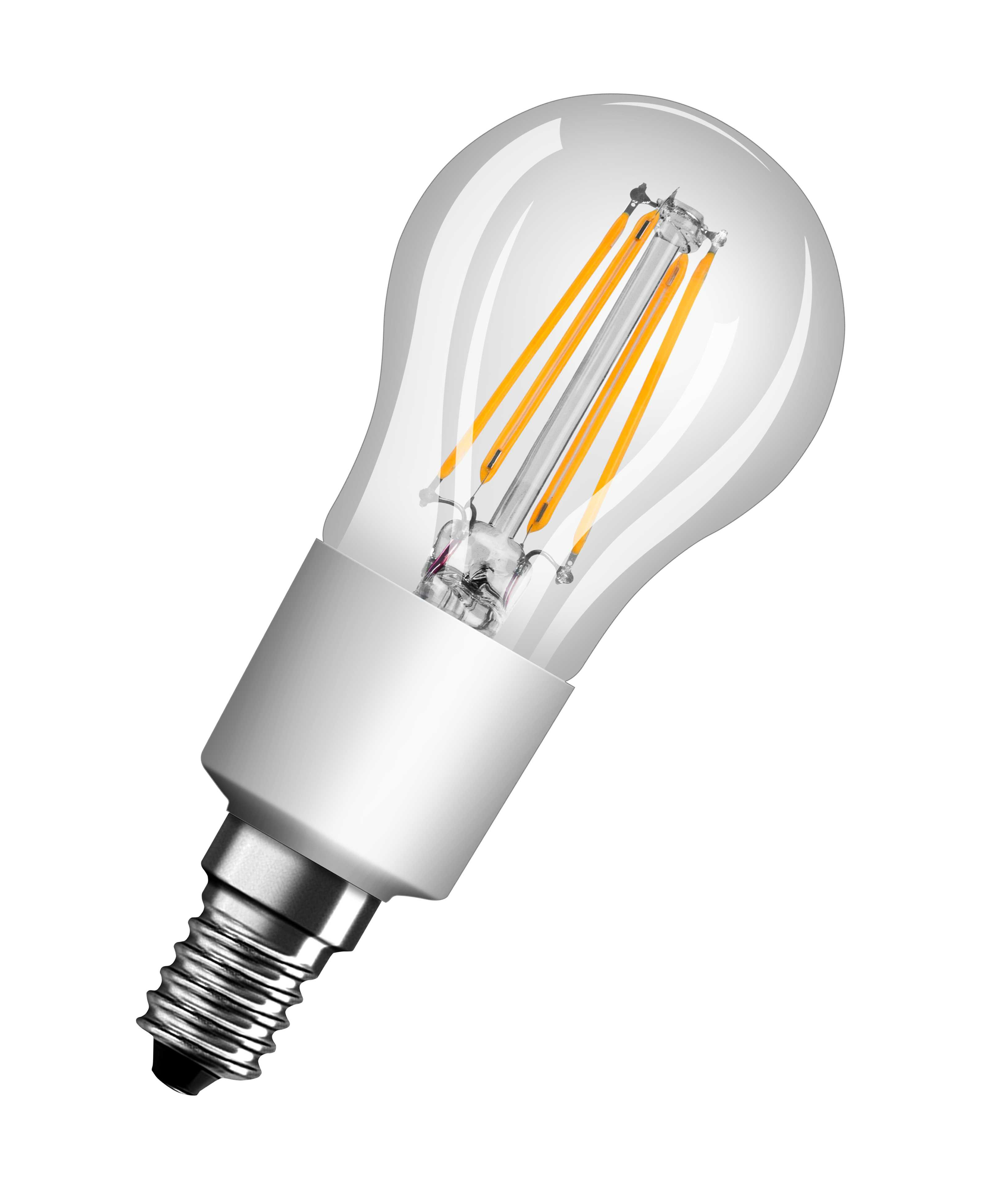 Osram - LED Lyspære Cla P 40W LED Filament, Klar, E14 sokkel, dim 2700K