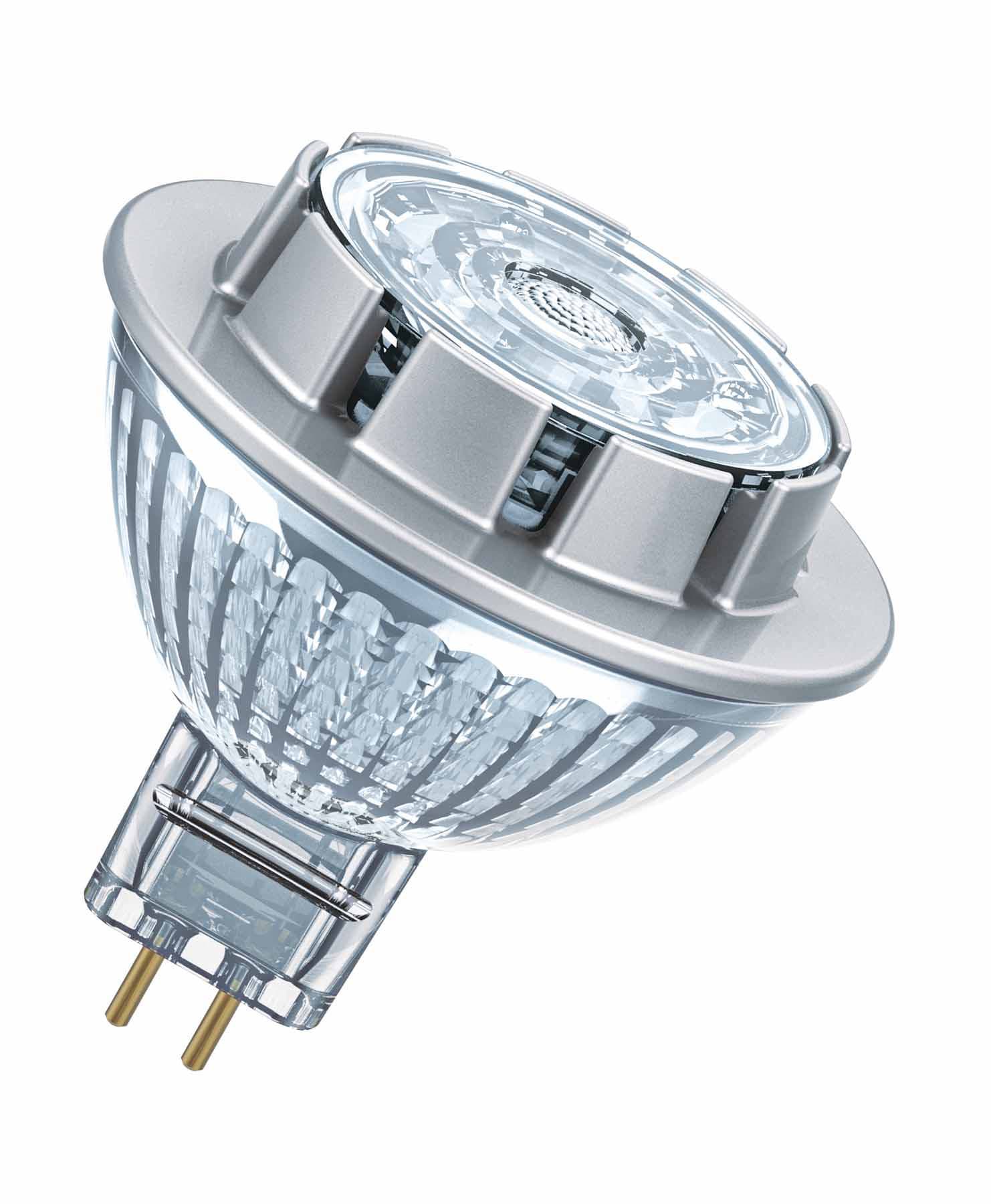 Osram - LED Spot MR16 50 36° 827 farge 7,2W GU5.3, 12V, ikke dimbar, 621 lumen, 2700K, 15 000 timer