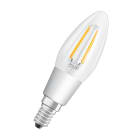 Osram - LED Lyspære Cla B 4,5W LED Filament, Klar, E14 sokkel, dim 2700K