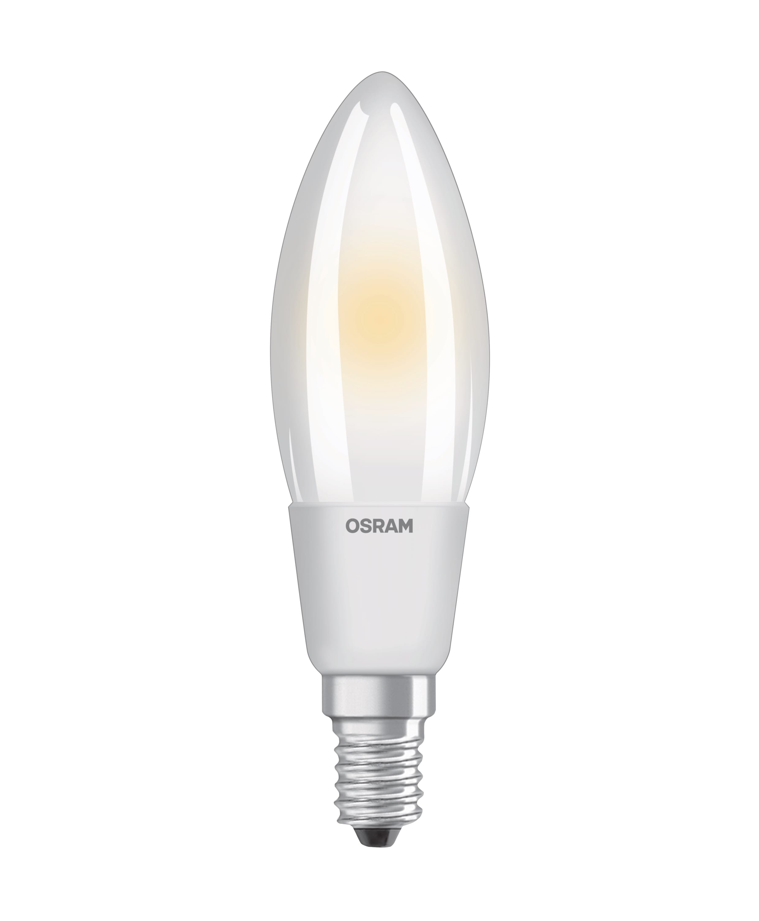 Osram - LED Lyspære Cla B 4,5W LED Filament, Matt, E14 sokkel, dim 2700K
