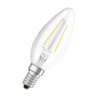Osram - LED Lyspære Cla B 1,6W LED Filament, Matt, E14 sokkel,non-dim 2700K