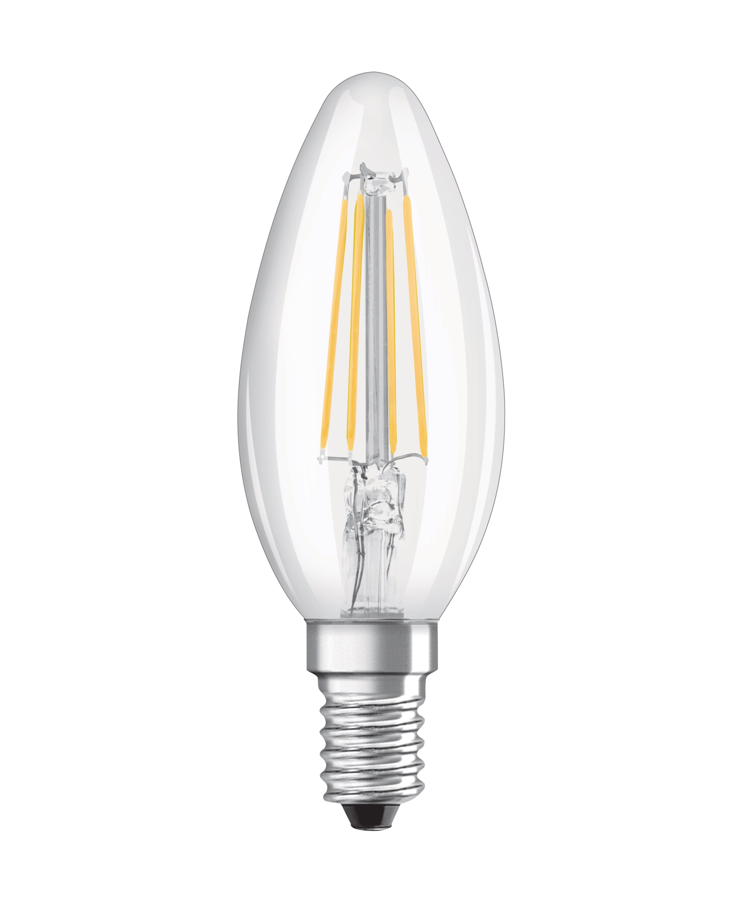 Osram - LED Lyspære Cla B 4W LED Filament, Klar, E14 sokkel, non-dim 2700K