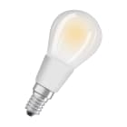 Osram - LED Lyspære Cla P 4,5W LED Filament, Matt, E14 sokkel, dim 2700K, Glass FR