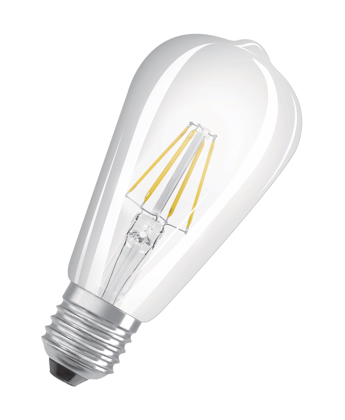 Osram - LED Lyspære CL Edison FIL 40 non-dim 4W/827, Klar, E27 sokkel, 2700K