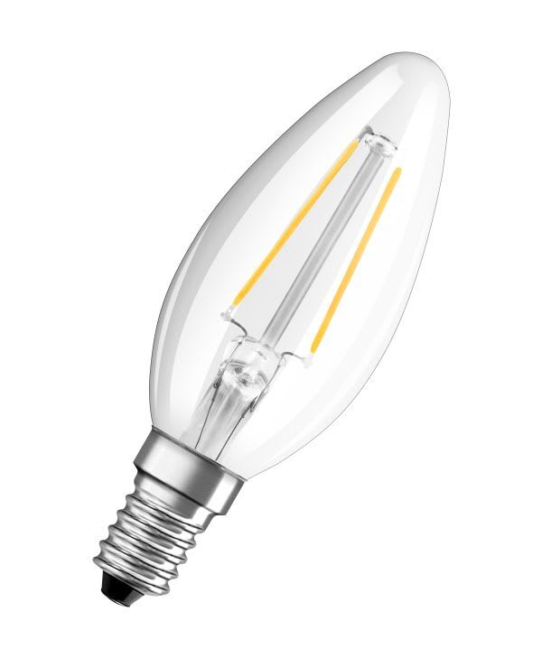 Radium - Radium LEDpære CLB25 300°, ikke dimbar, 250 lumen, E14 827 AL 230V FILAMENT 2,1W 15000 timer levetid