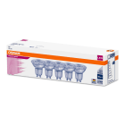 Osram - LED PAR16 SPOT GU10 5 PACK 4,3W/827 IKKE DIM 350LM