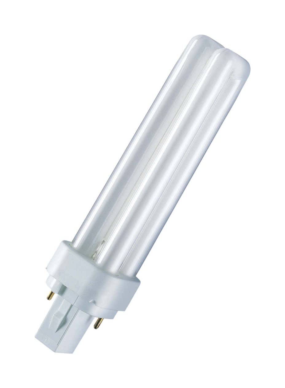 Osram - KOMPAKTLYSRØR DULUX D 10W/830 2PIN G24D-1