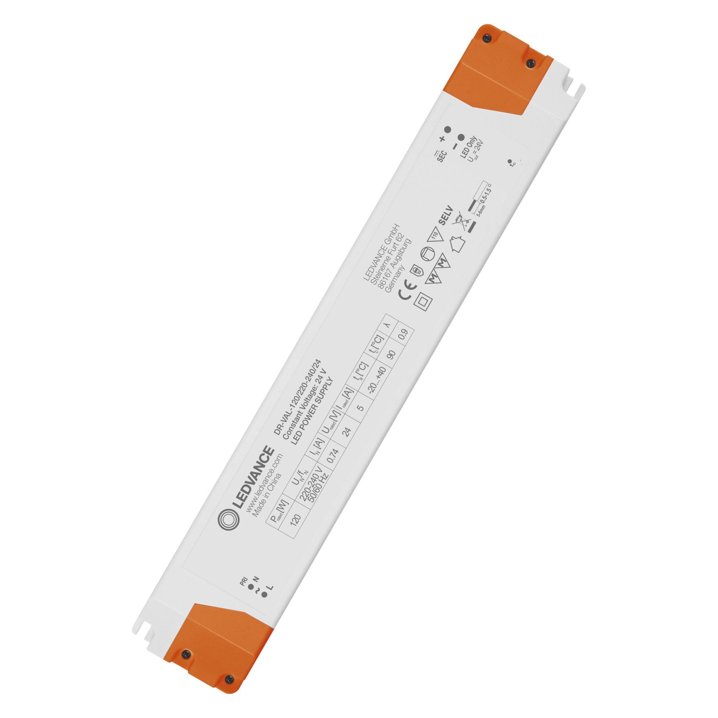 Ledvance - LED DRIVER Value Constant Voltage 24V 120mm ikke dim