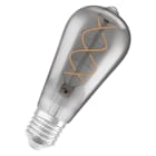 Osram - LED LYSPÆRE Vintage 1906 LED CL Edison FIL SMOKE 15 non-dim 5W/818 E27