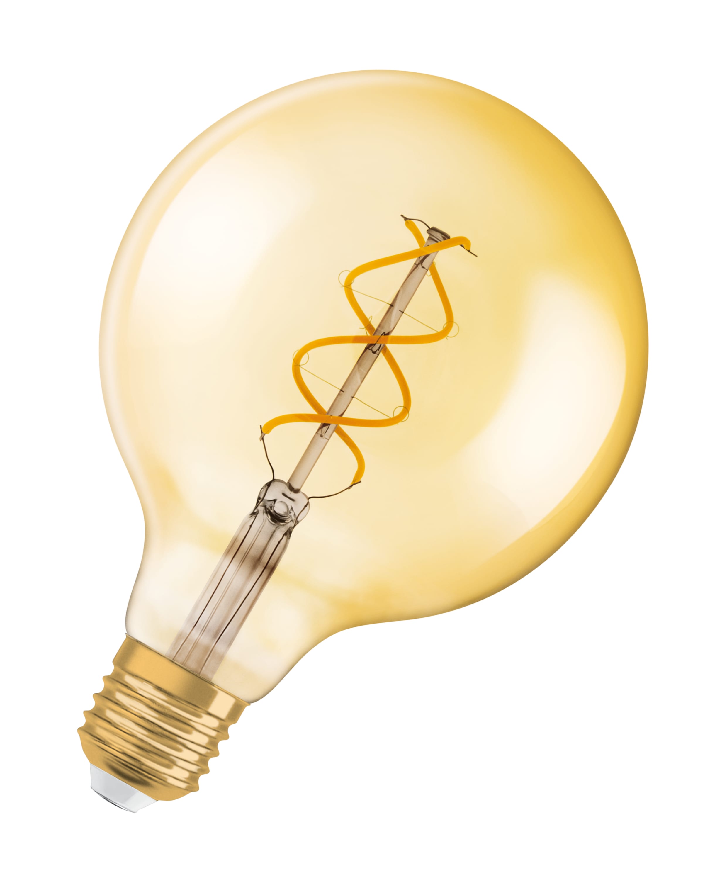Osram - LED Filament Spiral Globe Gull 25 5W, 2000K, ikke dim, E27
