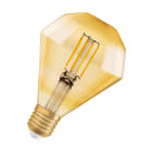 Osram - LED Lyspære Filament diamant 40, 4,5 Watt 2500K, ikke dim, E27