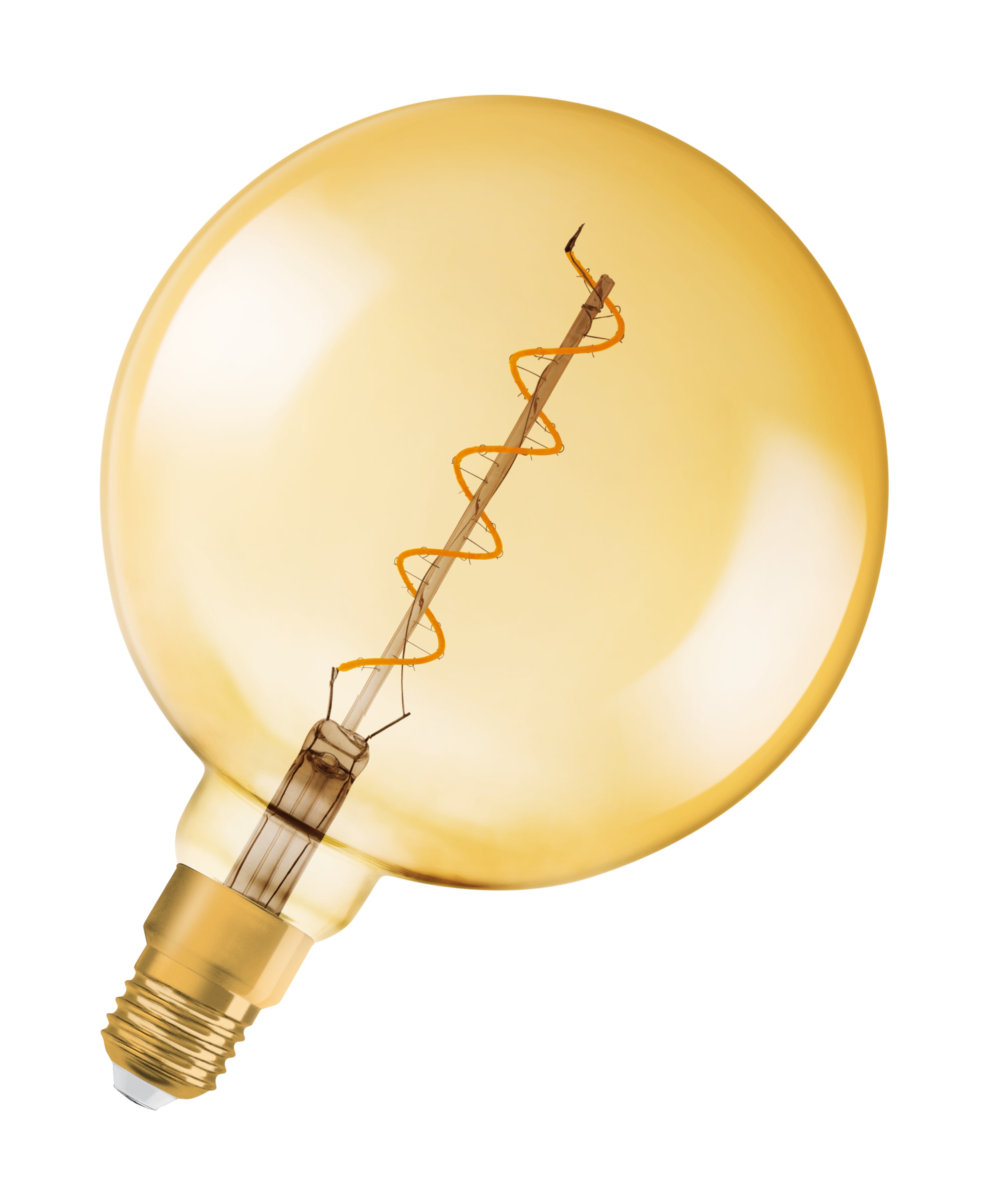 Osram - LED Filament Spiral Globe Gull 28 5W, 2000K, ikke dim, E27