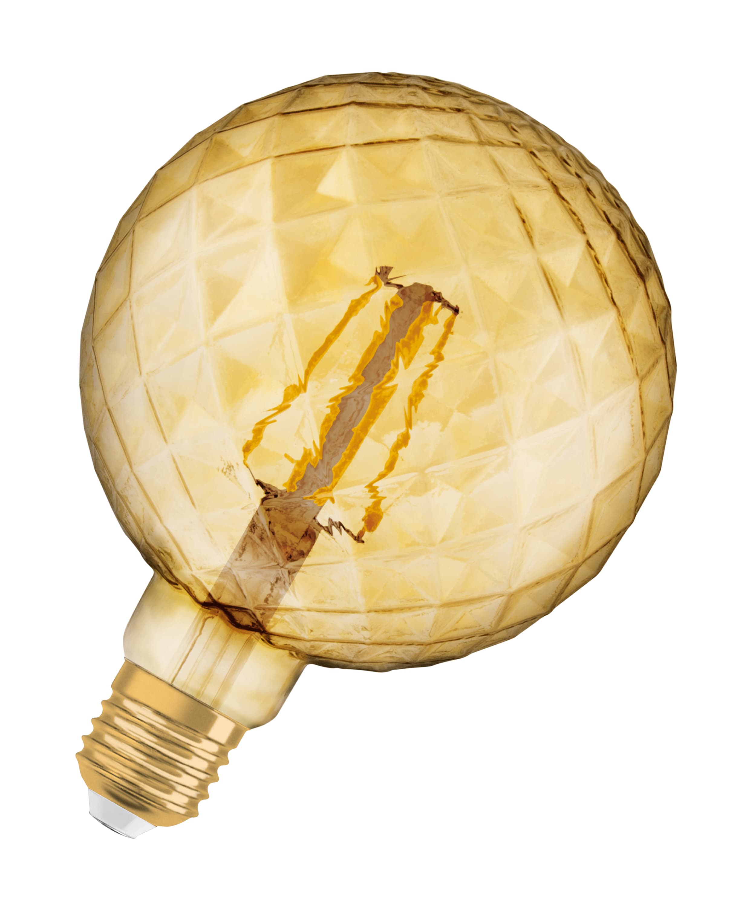 Osram - LED Filament Pinecone Globe Gull 40, 4,5W, 2500K, ikke dim E27