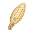 Osram - LED LYSPÆRE Vintage 1906 LED CLASSIC BW KLAR GULL 22 ikke-dim 2,5W/824 E14
