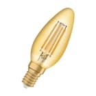 Osram - LED LYSPÆRE Vintage 1906 LED CLASSIC B KLAR GULL 35 ikke-dim 4,5W/825 E14