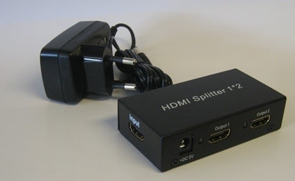 IKN AS - HDMI splitter/forsterker. 1 inngang til 2 utganger.