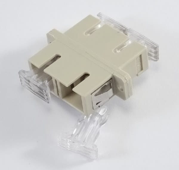 IKN AS - SC duplex adapter Multi Mode, grå. Mulighet for å sette inn skrue