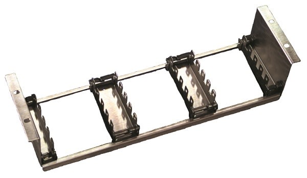 IKN AS - Ramme 19" til KRONE plinter, Standard flush med 19' vinklene 150par H:3U
