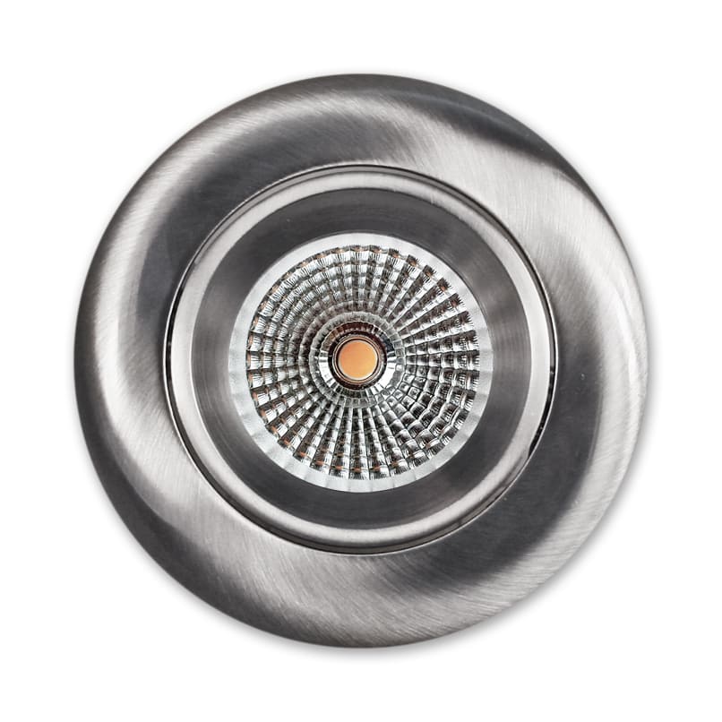 Optime AS - Skylight VIP 8W Led B stål IP 44 2700K 550lm RA>93