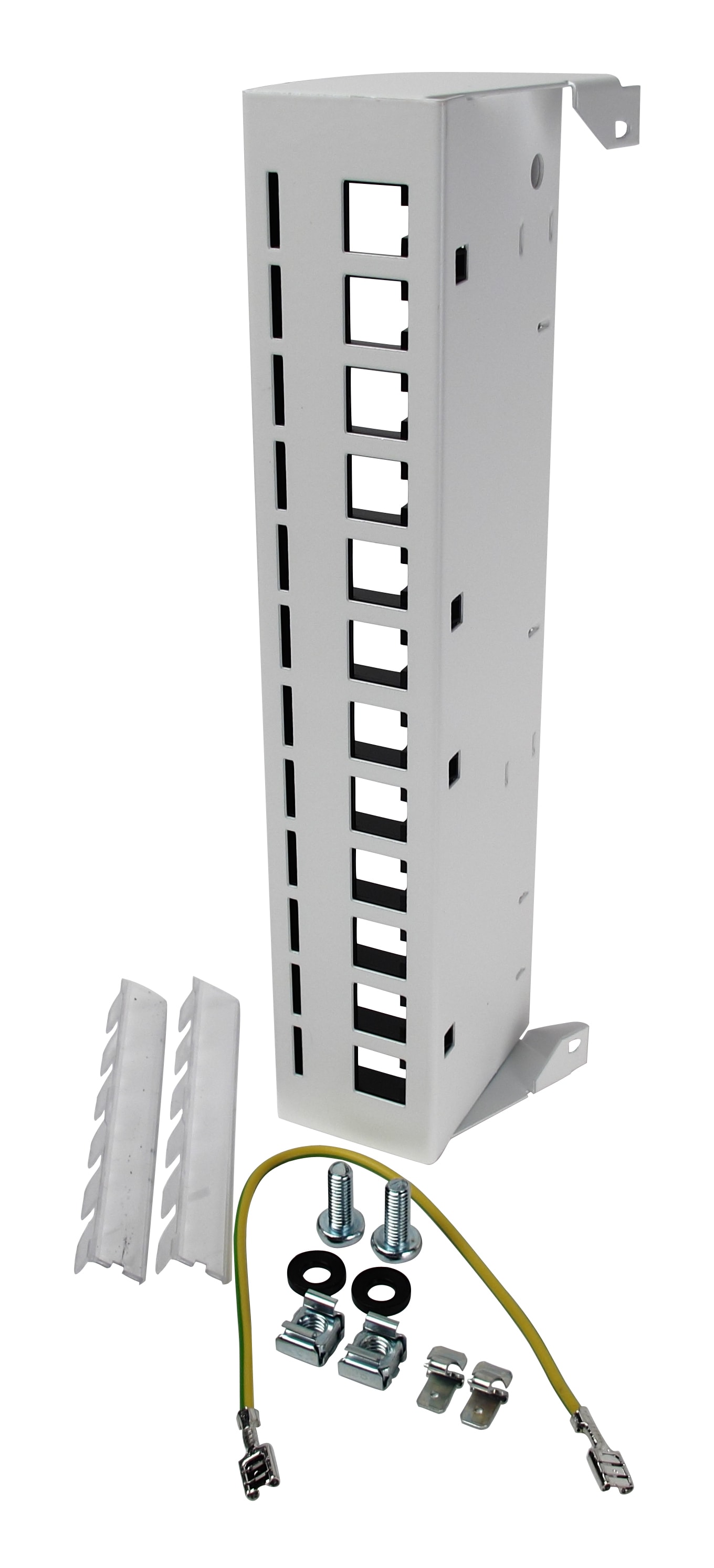 ELKO - DIN Patchpanel 12xRJ45 u/ SLIM