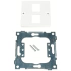 ELKO - L433/18 Tele 2XISDN Enkel sentralplate 8P Polarhvit