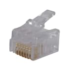 ELKO - Teleplugg 6 flat kabel Monteres med tang 8814770.