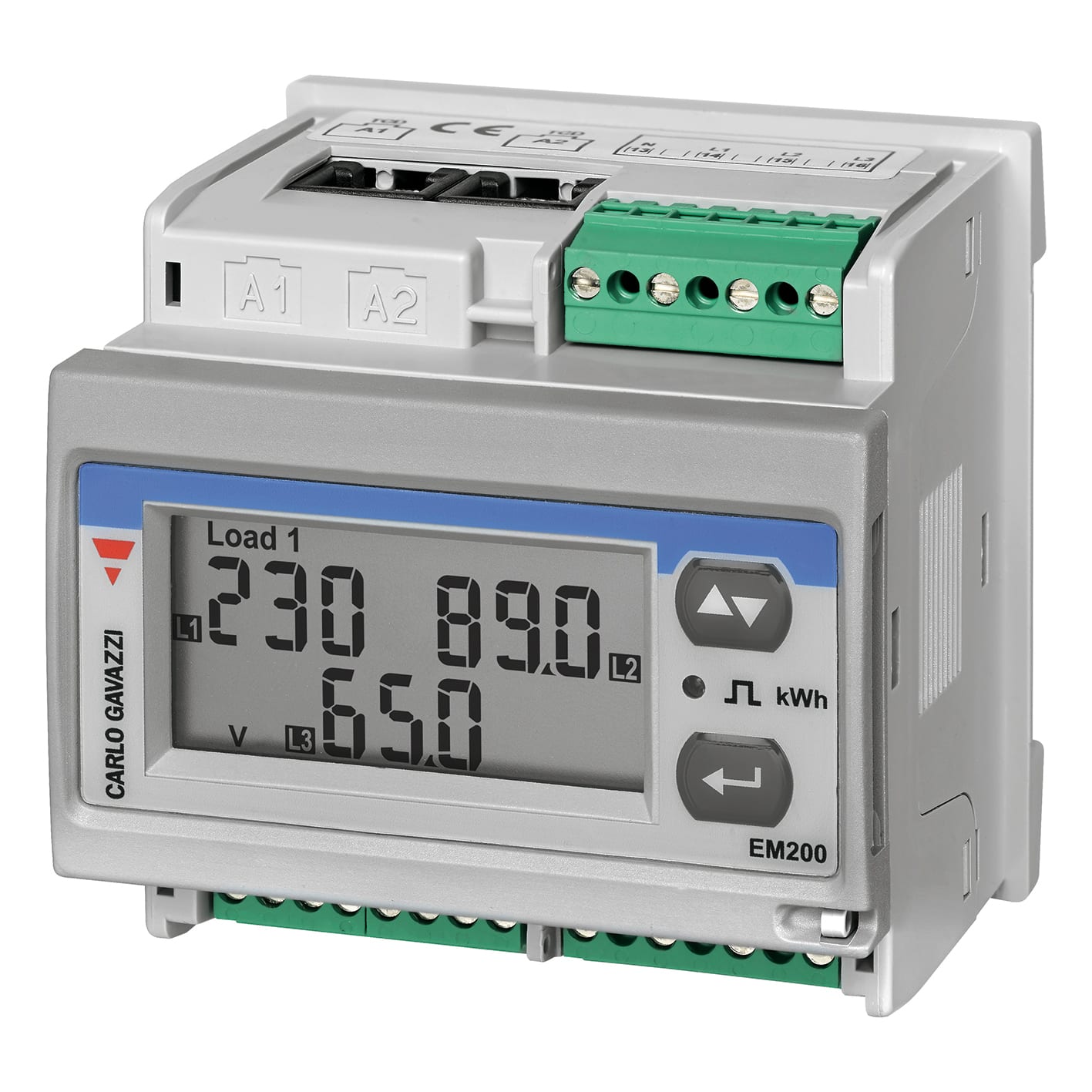 Carlo Gavazzi - Dobbel 3 fas måler RS485