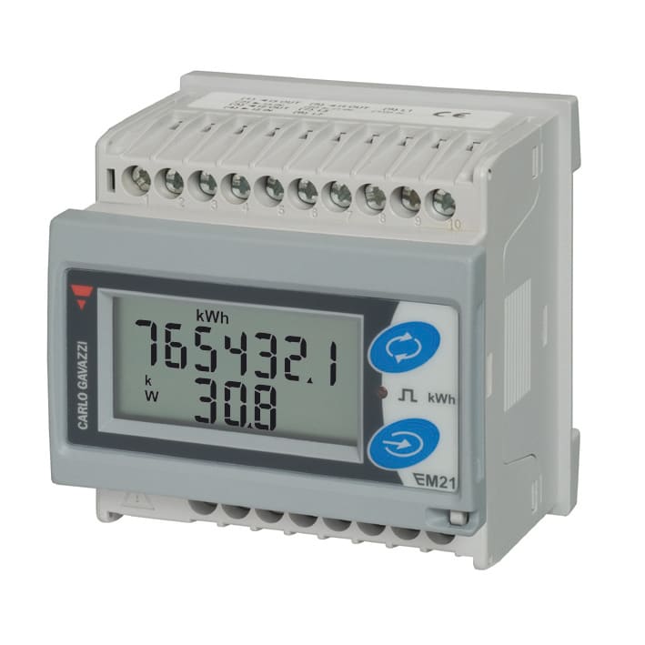 Carlo Gavazzi - 3-fase kWh måler puls 