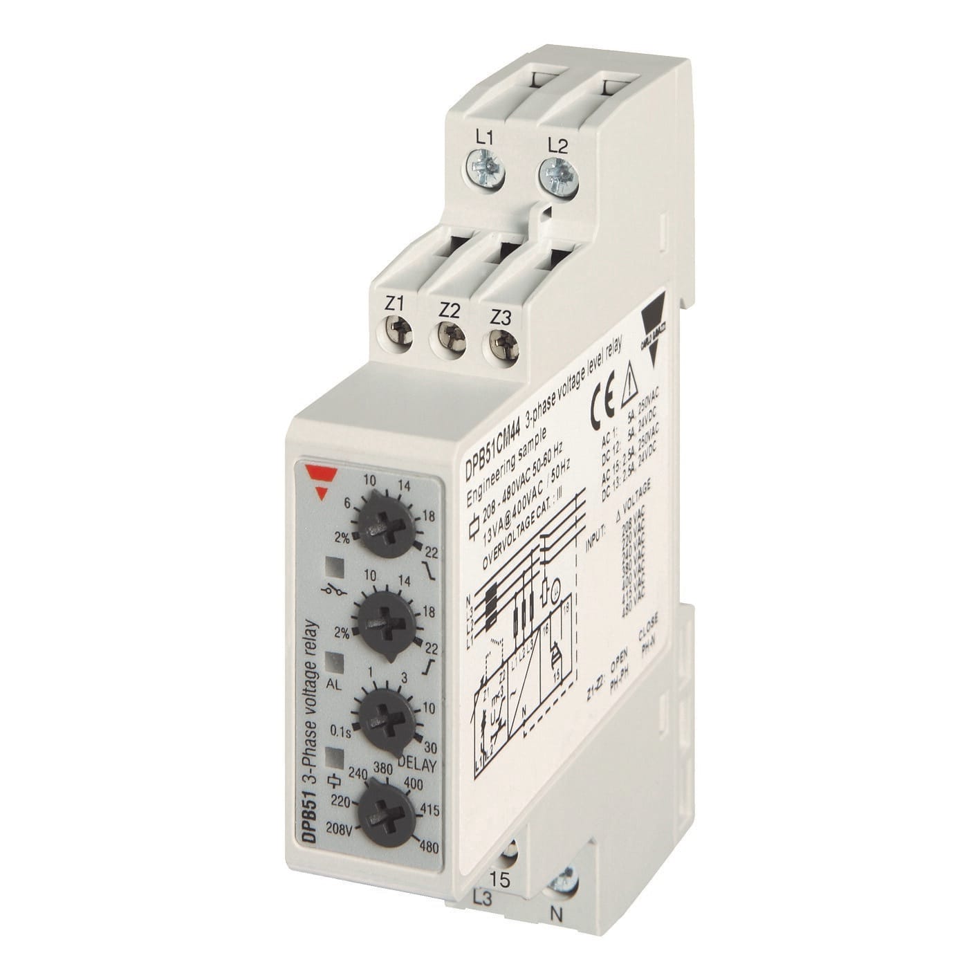 Carlo Gavazzi - 3-fase nettovervåkingsrele