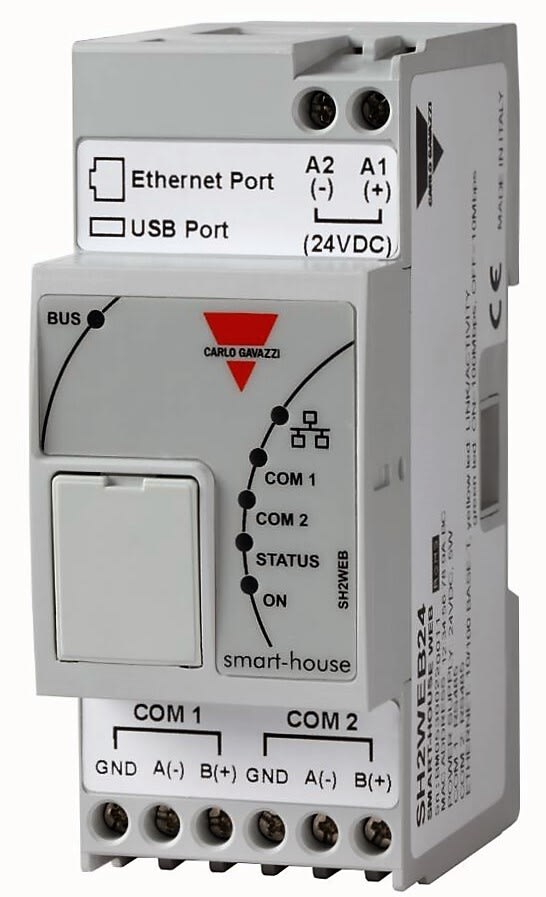 Carlo Gavazzi - SBWEB CONTROLLER 24VDC DUPLINE BUSSYSTEM