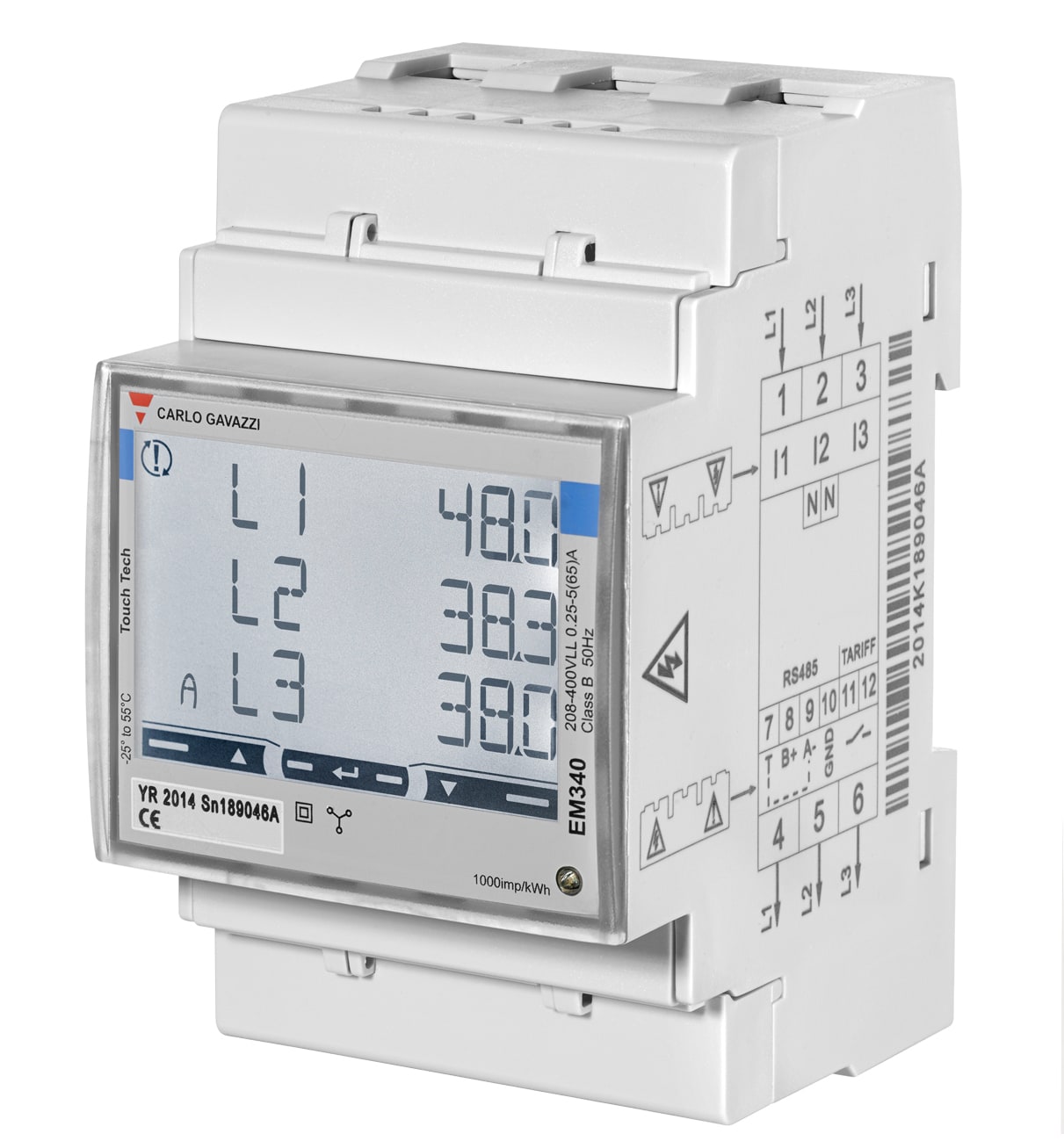 Carlo Gavazzi - Måler 3-fase med MBUS