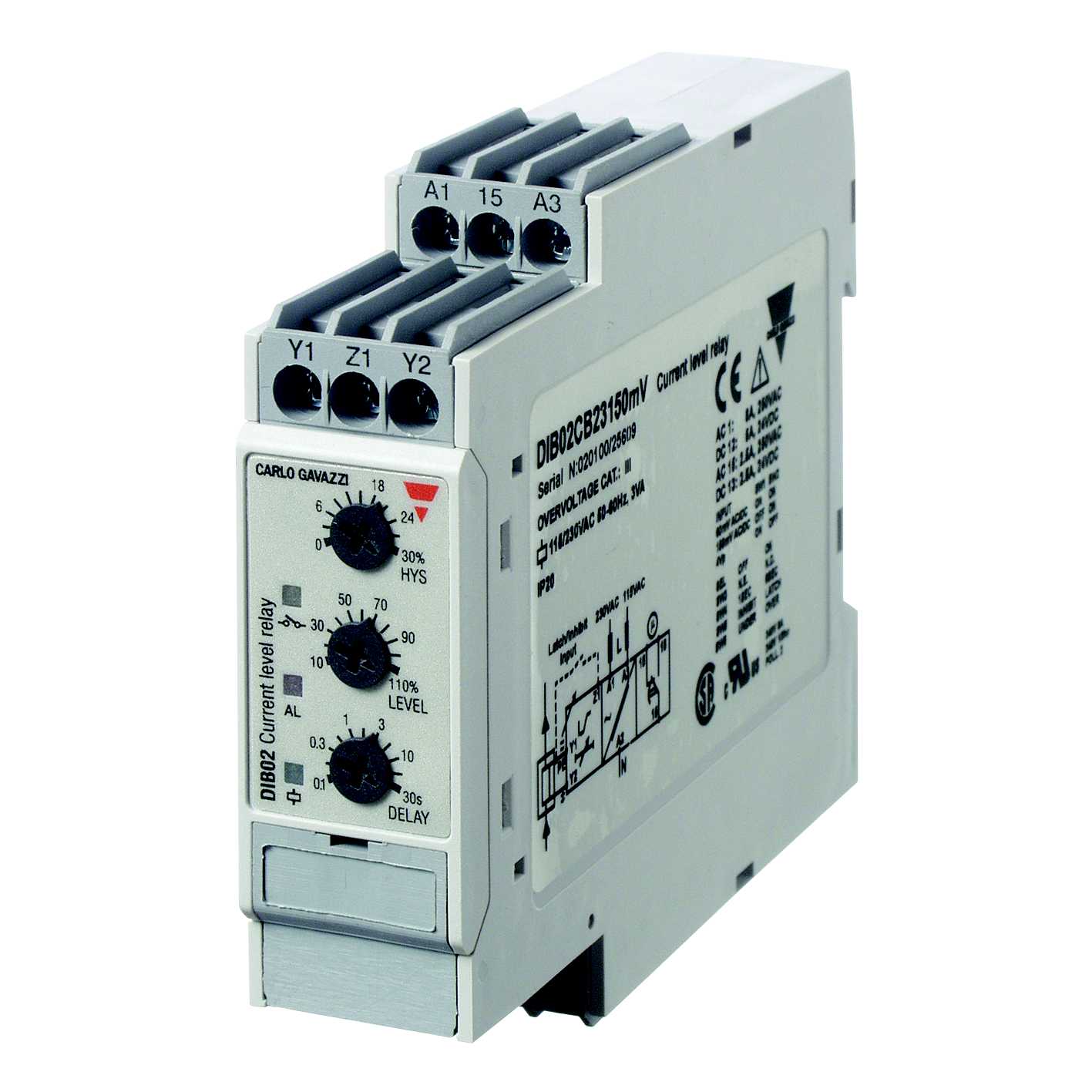 Carlo Gavazzi - STRØMMÅLERELE AC/DC